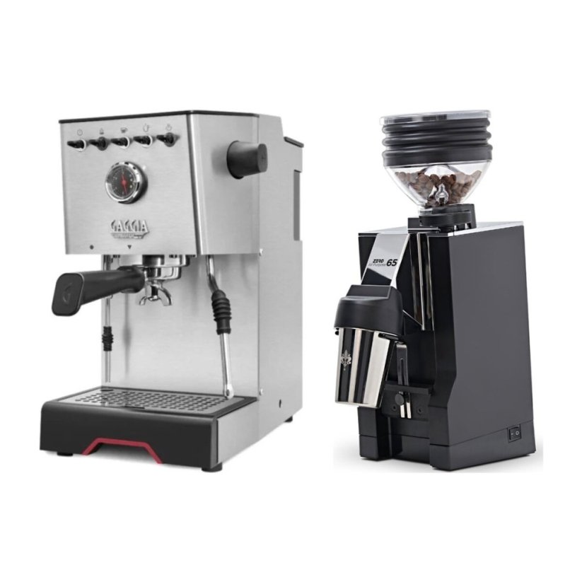 Gaggia Classic GT + Eureka Mignon Zero 65 All Purpose, CR black