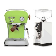 Ascaso DREAM PID Fresh Pistachio + Eureka Mignon Specialita, CR White