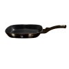 BERLINGERHAUS Pánev grilovací s mramorovým povrchem 28 cm Shiny Black Collection
