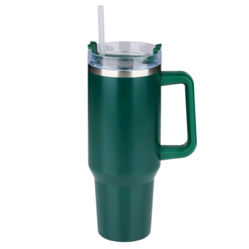 ALPINA Termohrnek dvoustěnný z nerezové oceli 1,2 l zelená