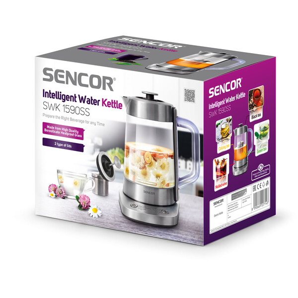 SENCOR Rychlovarná konvice se na čaj SWK 1590SS