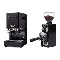 Gaggia Classic E24, černá + Eureka Mignon Libra 65 All Purpose, CR black