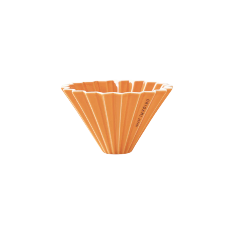 Origami keramický dripper S oranžový