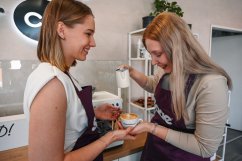 Sage Latte art baristický kurz na domácích kávovarech