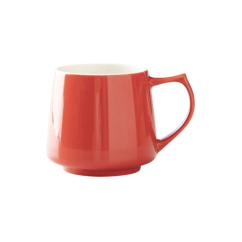 Origami Aroma porcelánový hrnek 320 ml červený