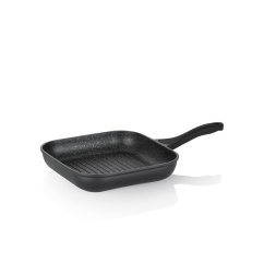 KELA Grilovací pánev Stella Nova litý hliník černá 28,0 x 28,0 x 6,0 cm