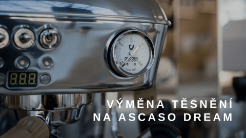 Výměna těsnění u kávovaru Ascaso Dream