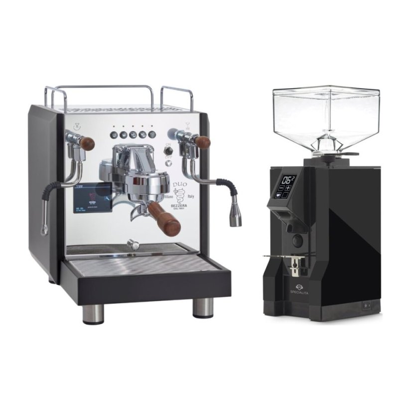 Bezzera DUO DE Black + Eureka Mignon Specialita, BL Black