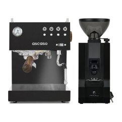 Ascaso Steel DUO PID Black + Eureka Mignon Manuale, BL black