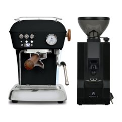 Ascaso DREAM PID Dark Black + Eureka Mignon Manuale, BL black