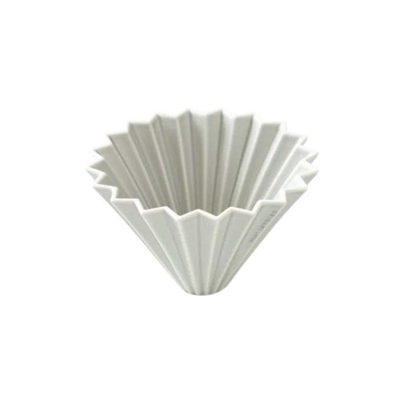 Origami keramický dripper M matně šedý