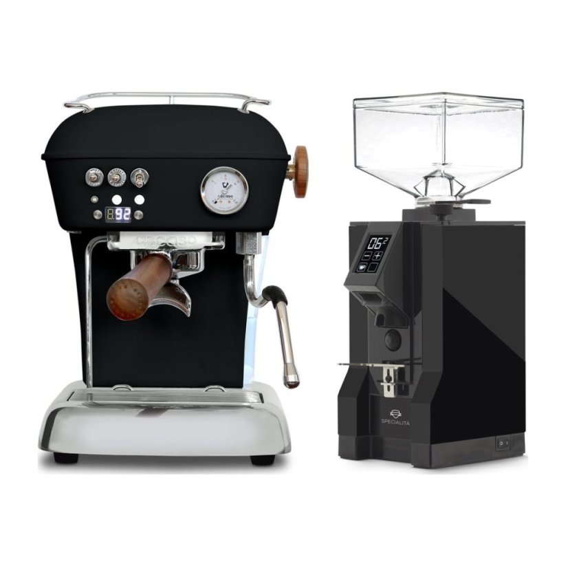 Ascaso DREAM PID Dark Black + Eureka Mignon Specialita, BL Black