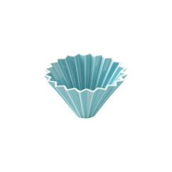 Origami keramický dripper S tyrkysový
