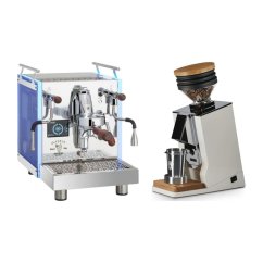 Bezzera Matrix MN + Eureka Mignon Single Dose, White & Oak
