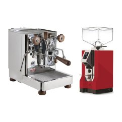 LELIT Bianca  V3 PL162T + Eureka Mignon Specialita, CR Ferrari red