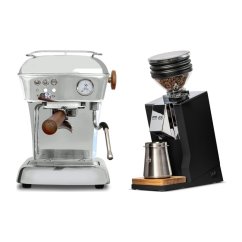 Ascaso DREAM PID leštený hliník + Eureka Mignon Zero 65 Speedy ALL PURPOSE black