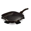 BERLINGERHAUS Pánev grilovací s mramorovým povrchem 28 cm Shiny Black Collection