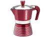 Moka konvička Pedrini Infinity červená - Velikost porce moka: 6 porcí