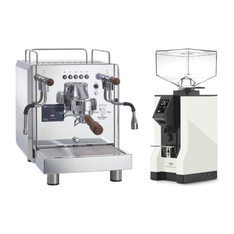 Bezzera DUO DE + Eureka Mignon Specialita, BL White