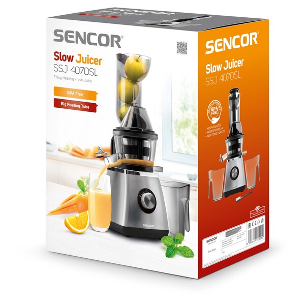 SENCOR Šnekový odšťavňovač SSJ 4070SL