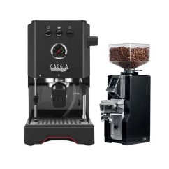 Gaggia Classic Up černá + Eureka Mignon Libra, CR black