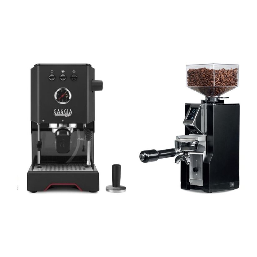 Gaggia Classic Up černá + Eureka Mignon Libra, CR black