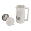 BERGNER Konvice na čaj a kávu LINES French Press 350 ml bílá