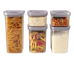 BERLINGERHAUS Dóza na potraviny sada 5 ks Taupe Collection