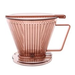 Tiamo Smart2 plastový dripper na kávu růžová