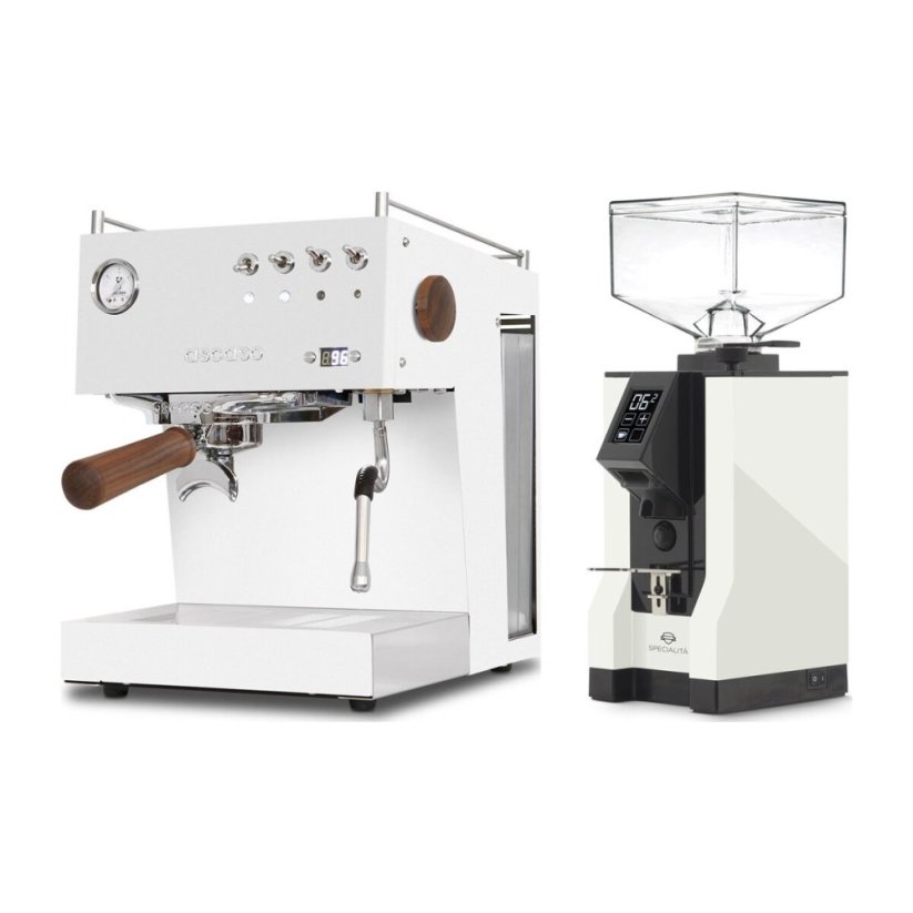 Ascaso Steel Uno PID white + Eureka Mignon Specialita, BL White