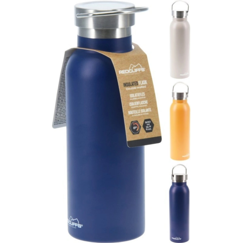 EXCELLENT HOUSEWARE Termoska nerez 500 ml oranžová