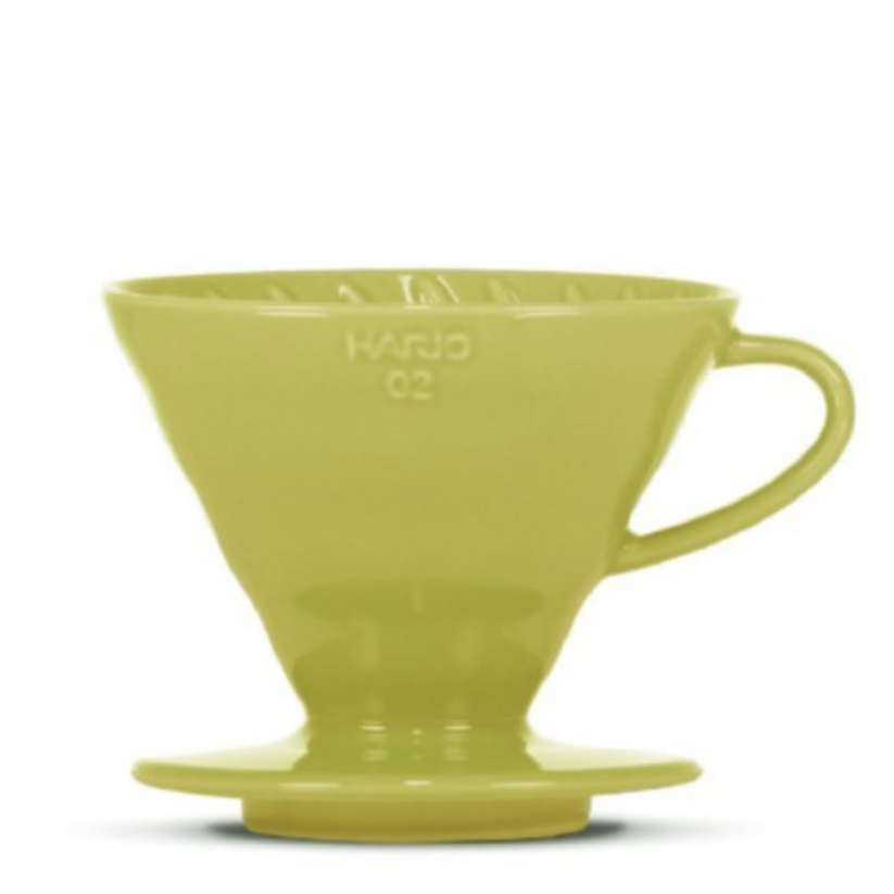 Keramický dripper Hario V60-02 zelený + 40 filtrov