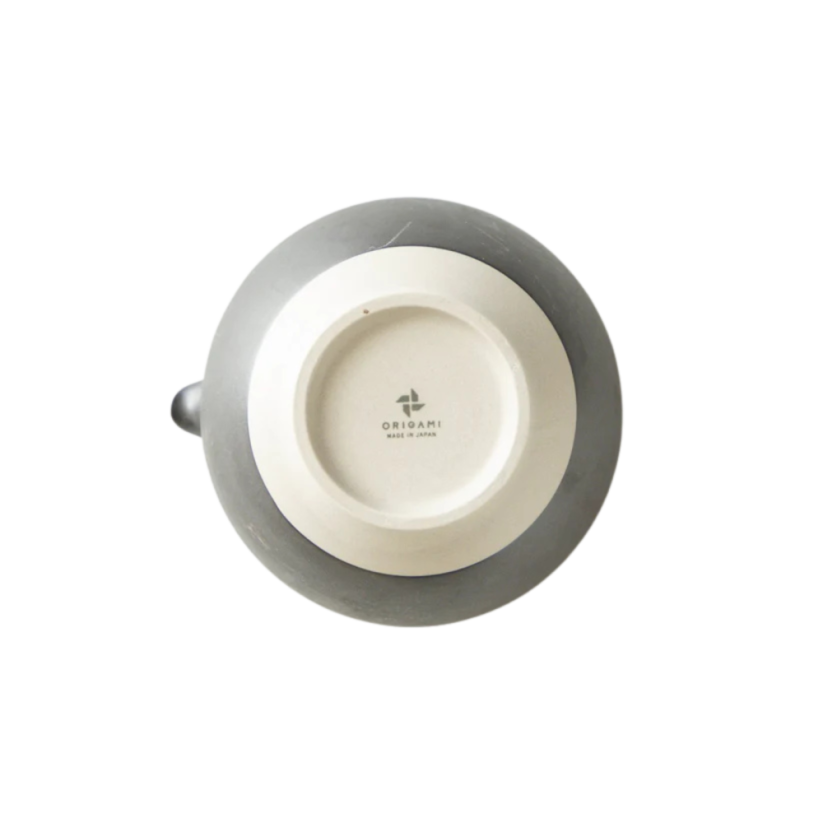 Origami Kataguchi miska na čaj černá