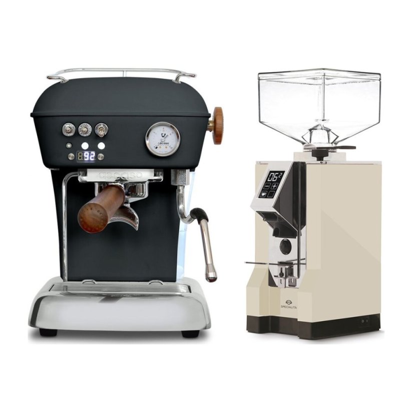 Ascaso DREAM PID Anthracite + Eureka Mignon Specialita, CR Cream