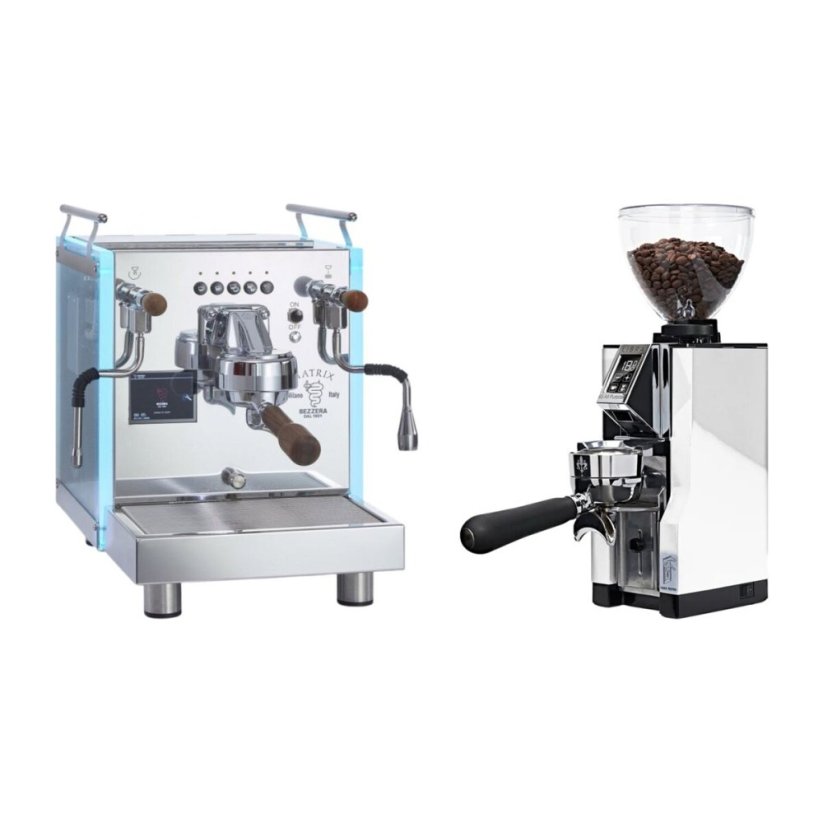 Bezzera Matrix DE + Eureka Mignon Libra 65 All Purpose, CR white