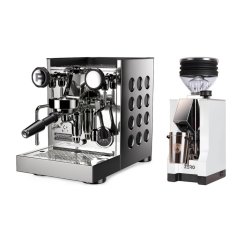 Rocket Espresso Appartamento TCA, black + Eureka Mignon Zero, CR white