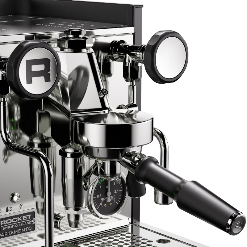 Rocket Espresso Appartamento TCA, schwarz/schwarz