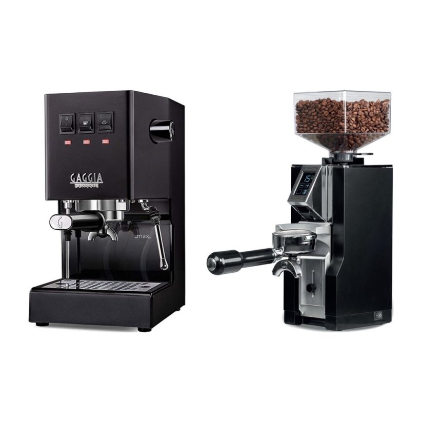 Gaggia Classic E24, černá + Eureka Mignon Libra, CR black