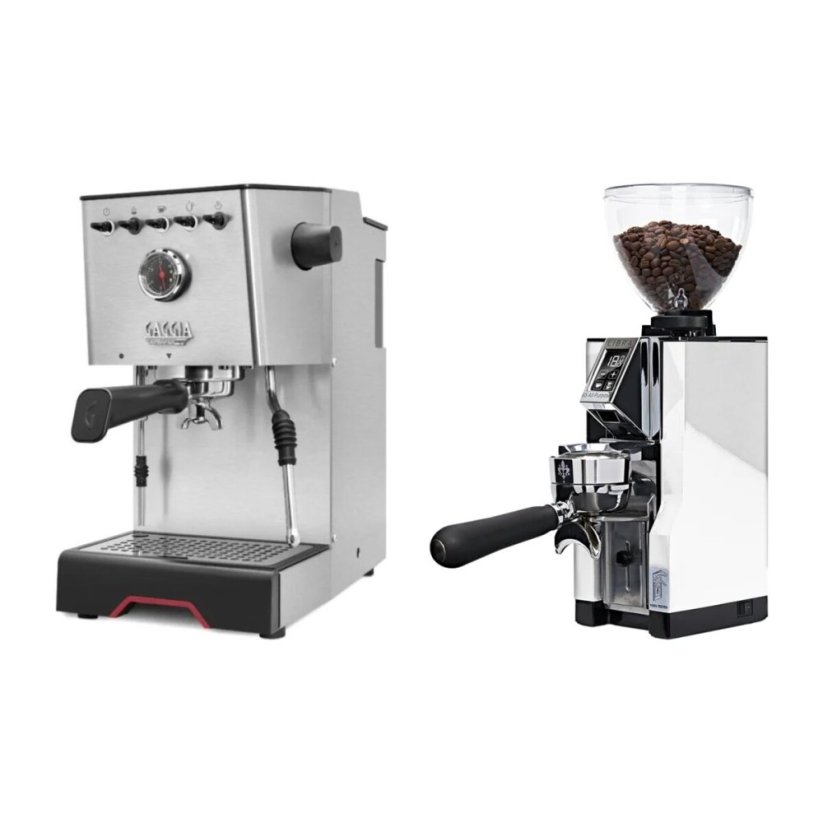Gaggia Classic GT + Eureka Mignon Libra 65 All Purpose, CR white