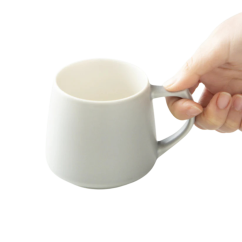 Origami Aroma porcelánový hrnek 320 ml matně šedý