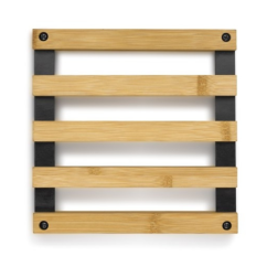 KELA Podložka Kiril 20x20 cm bambus černá