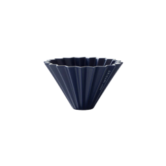 Origami keramický dripper S tmavě modrý