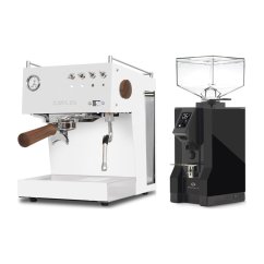 Ascaso Steel Uno PID white + Eureka Mignon Specialita, BL Black