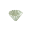 Origami keramický dripper S matně zelený