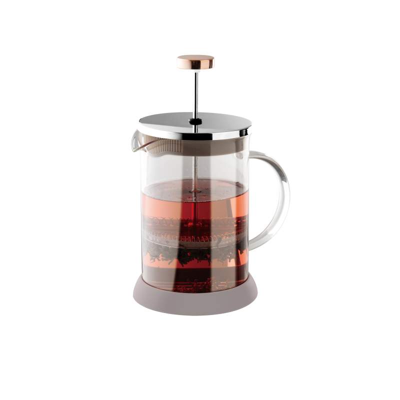 BERLINGERHAUS Konvice na čaj a kávu French press 600 ml Taupe Collection