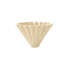 Origami keramický dripper M matně béžový