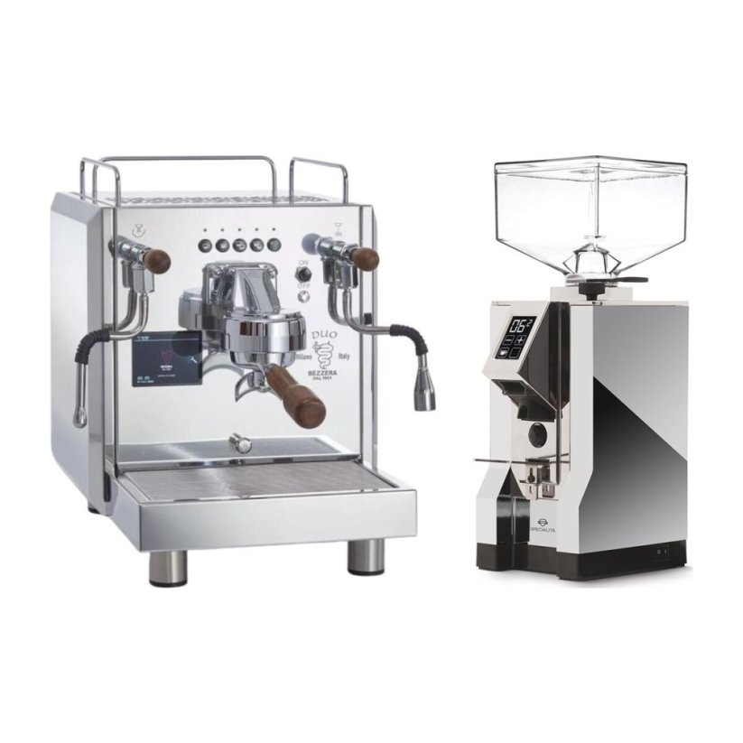 Bezzera DUO DE + Eureka Mignon Specialita, CR Chrome