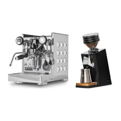 Rocket Espresso Appartamento TCA, white + Eureka Mignon Zero 65 Speedy ALL PURPOSE black