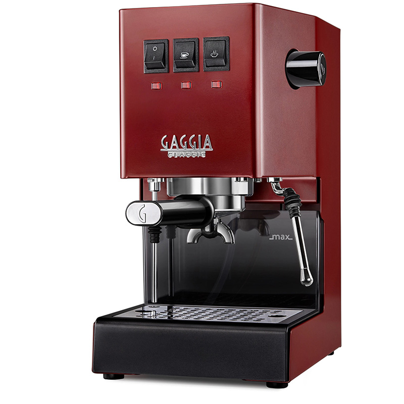 Gaggia Classic E24, červená - ROZBALENÝ (záruka 12 měsíců)