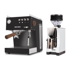 Ascaso Steel Uno PID black + Eureka Mignon Zero, CR white